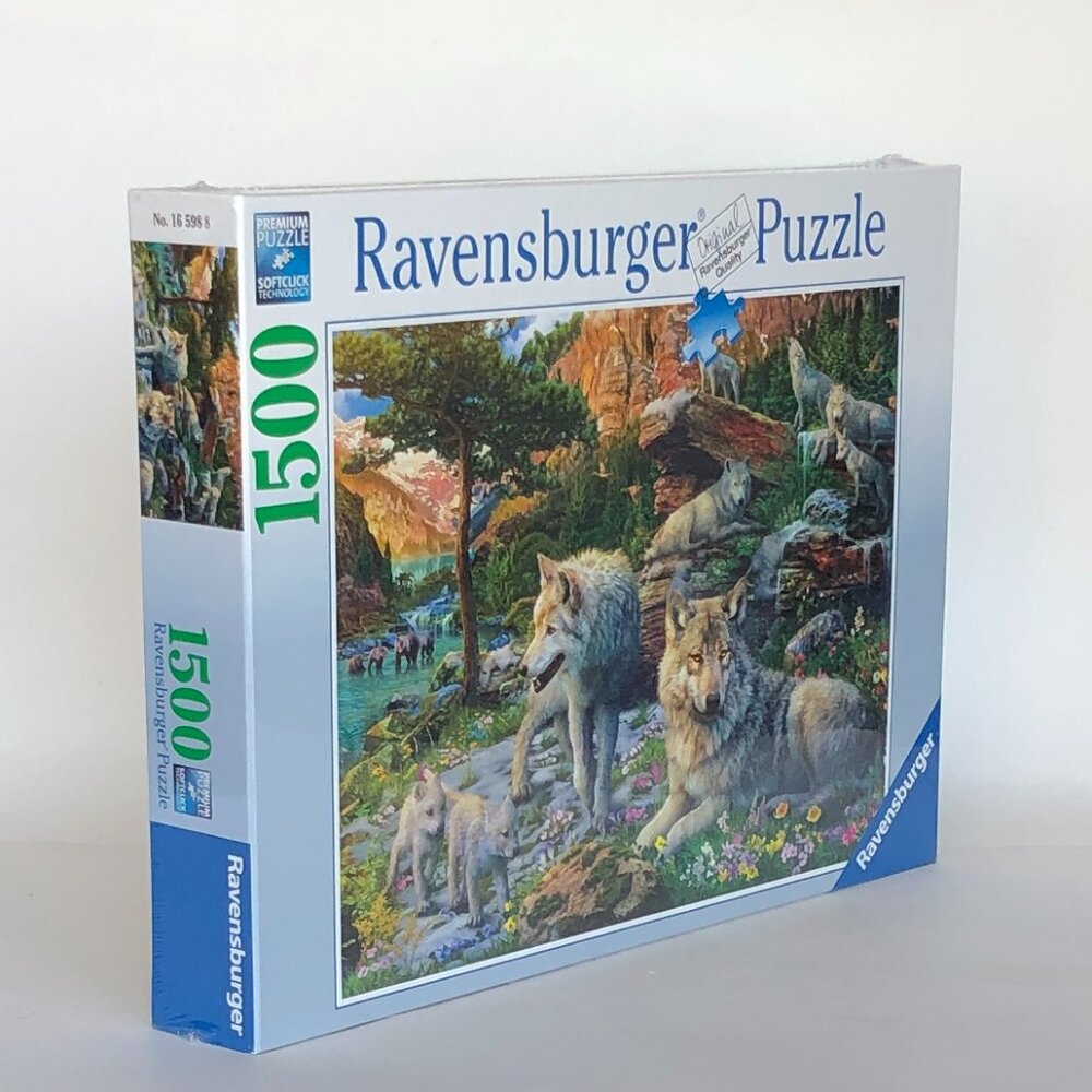 Ravensburger 1500pcs Puzzle-Wolves In Spring | Adult Puzzles New In Box - Picture 14 of 16
